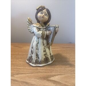 Vintage‎ Christmas Angel Girl With Harp